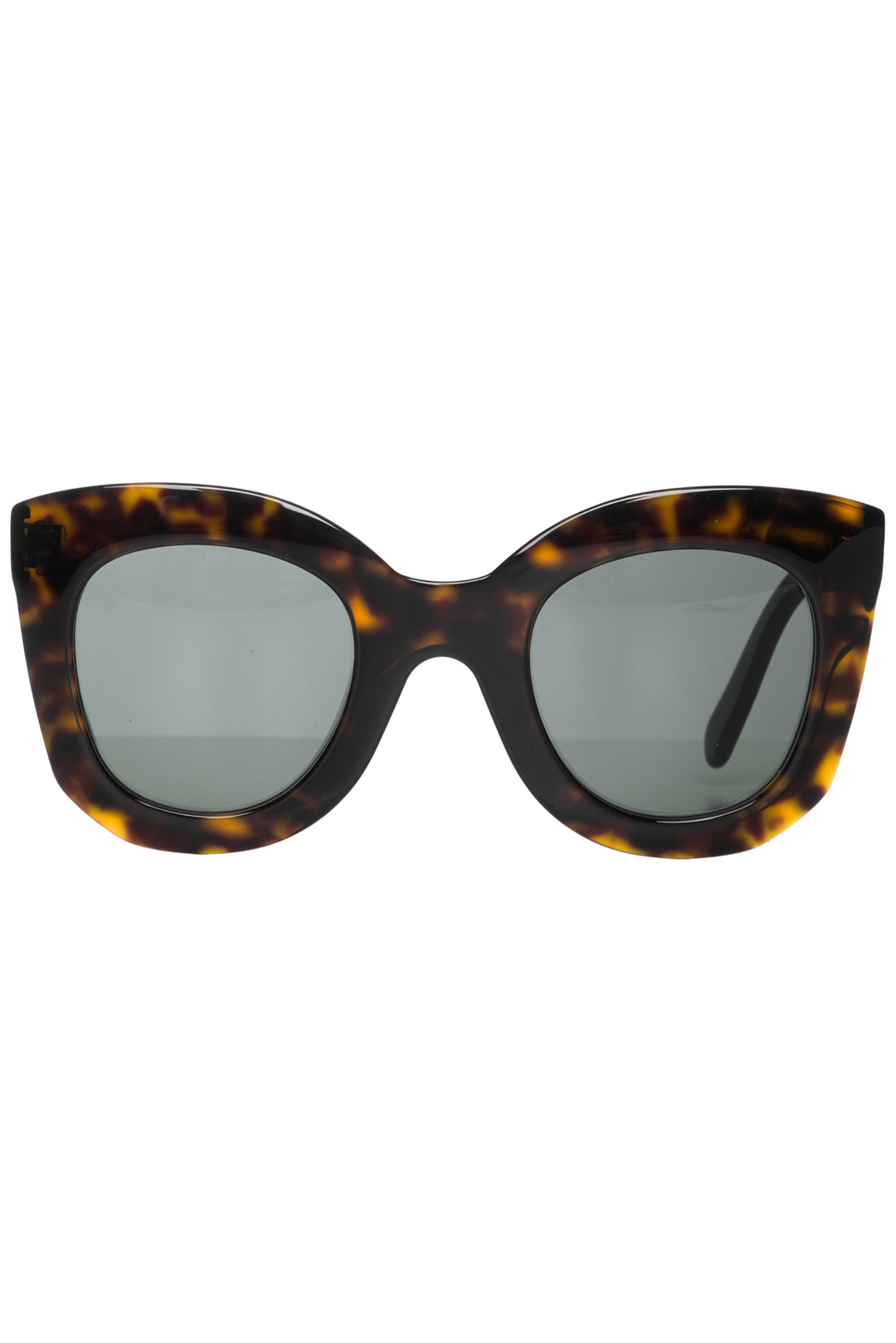 Celine Tortoiseshell Oversized Sunglasses