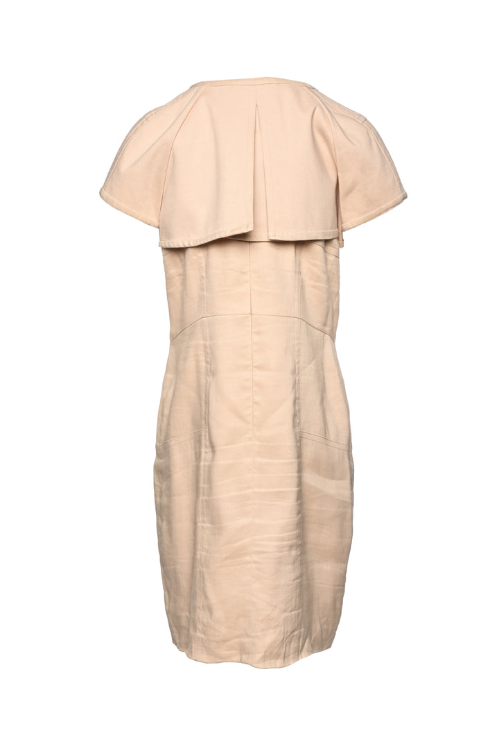 Gucci Size 4 2010 Linen-Blend Sleeveless Dress