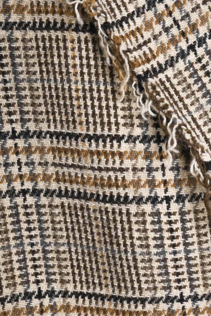 Kassl Editions Size 36 Long Plaid Vest