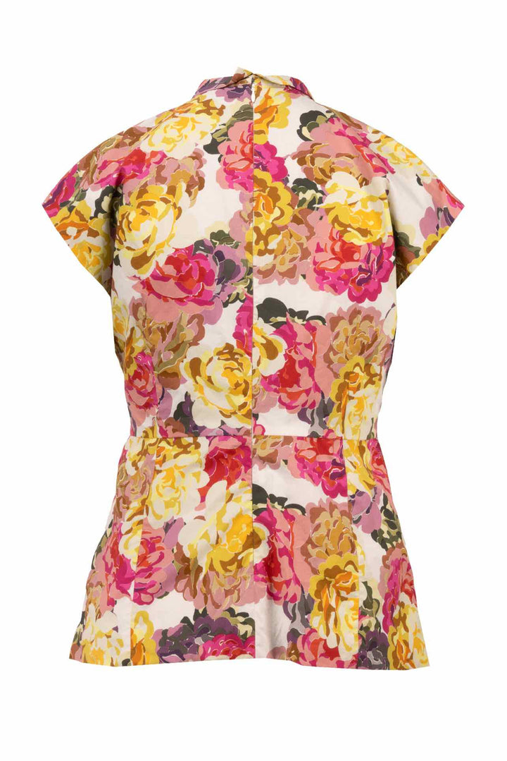Dries Van Noten Size 38 Floral Cutout Tops