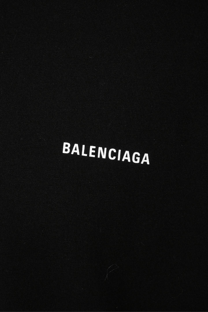 Balenciaga Size L Men's 2021 Small Chest Logo Shirt Long Sleeve