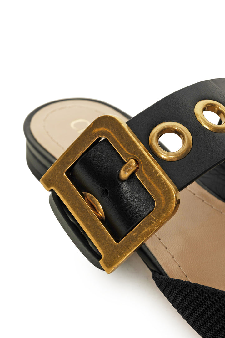 Christian Dior Size 35 Technical Fabric D-Dior Ballerina Flat Mule