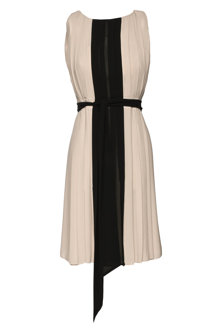 L'Agence Size 6 Pleated Midi Dress