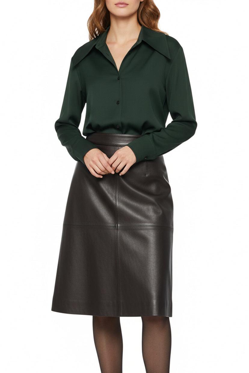 Jil Sander Size 34 Oversized Collar Blouse