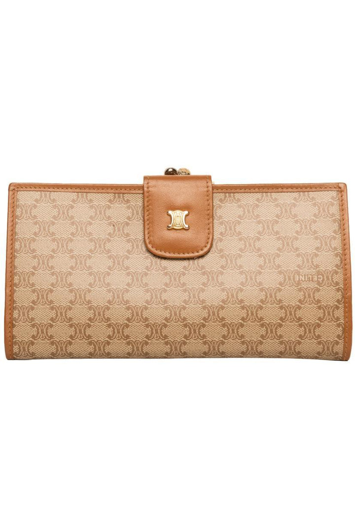 Celine Vintage Triomphe Canvas Wallet