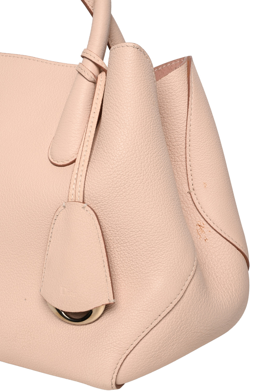 Dior 2015 Supple Grained Calfskin Medium Open Bar Tote