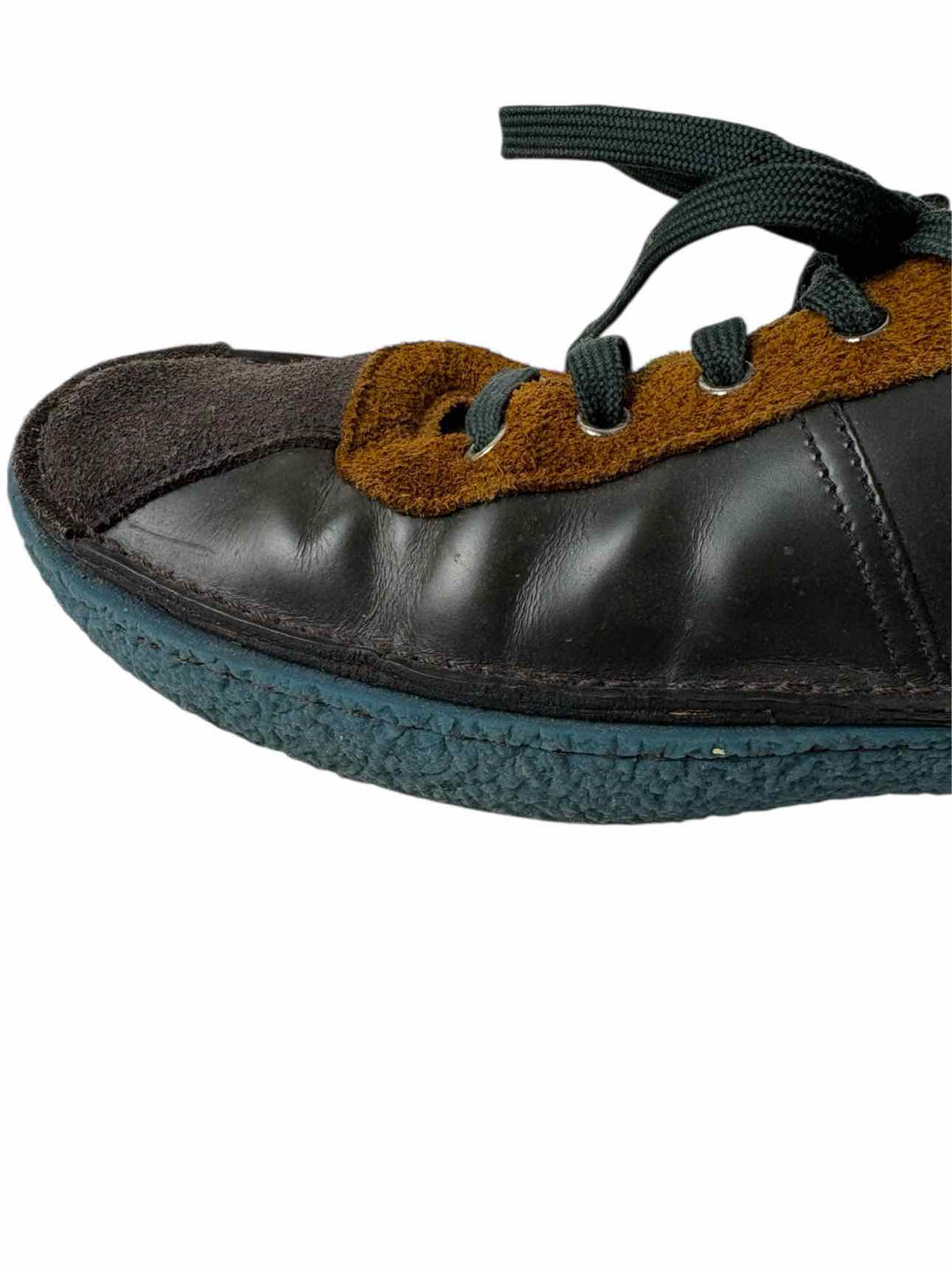 Prada Size 10 Men's Nevada Anthracite Tabac Sneakers