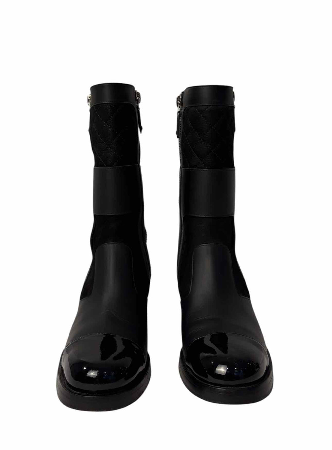 2016 CC Logo Chanel Size 38 Moto  Boots