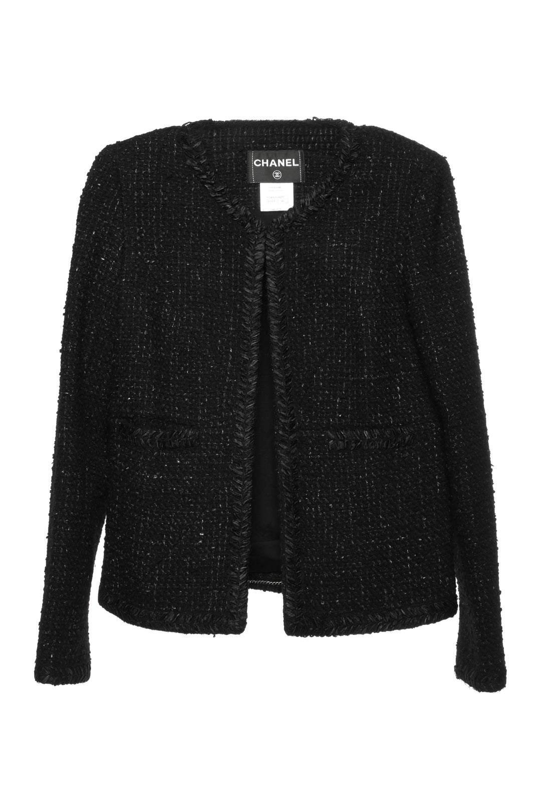 Chanel Size 40 Tweed Evening Jacket