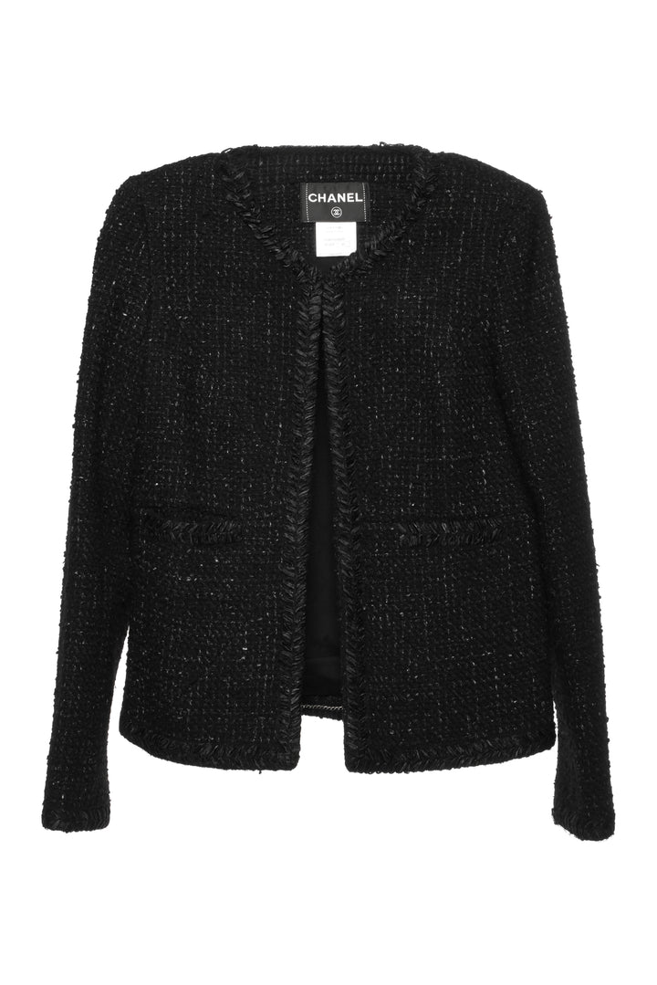 Chanel Size 40 Tweed Evening Jacket