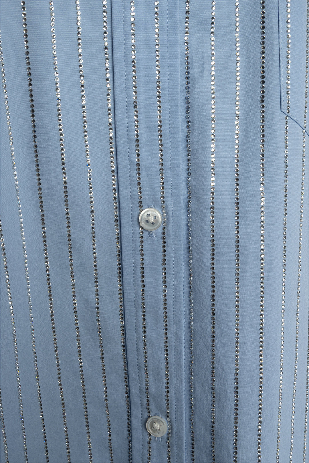 Alexander Wang Size M Crystal Button Down Shirt