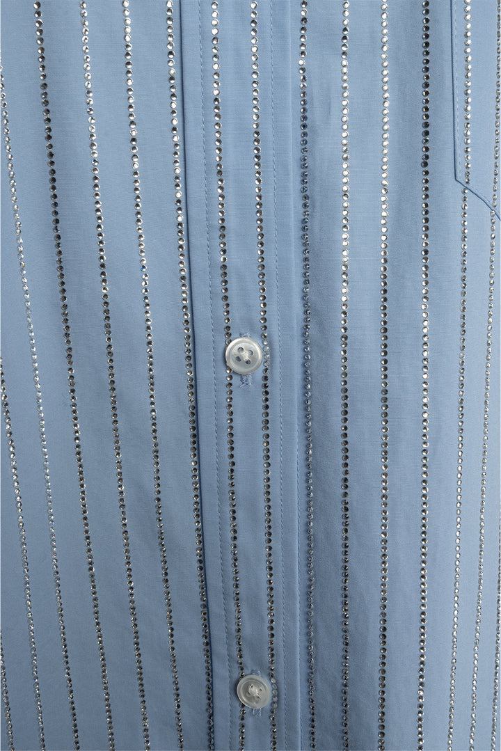 Alexander Wang Size M Crystal Button Down Shirt