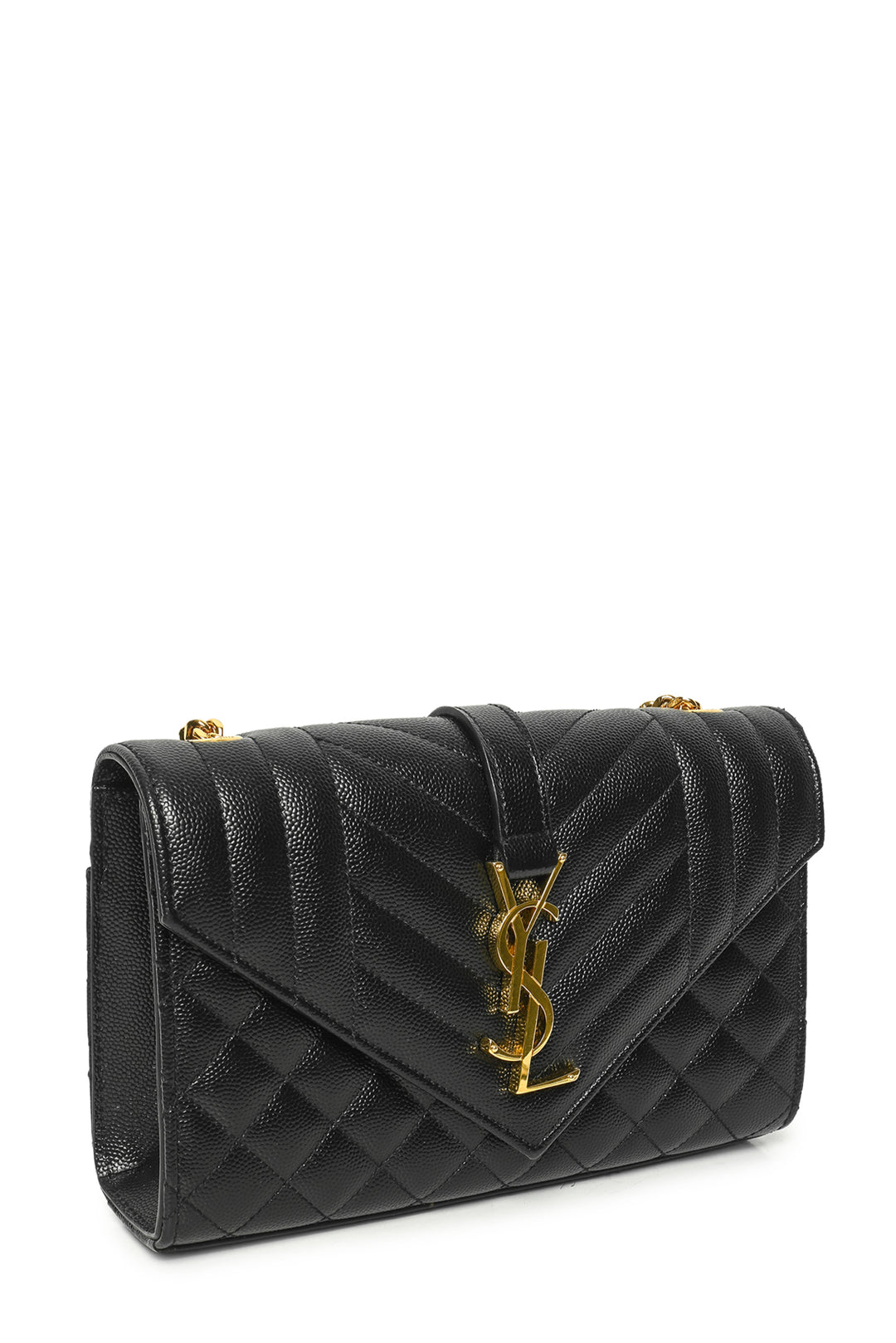 Saint Laurent 2016 Cassandre Envelope Chain Wallet