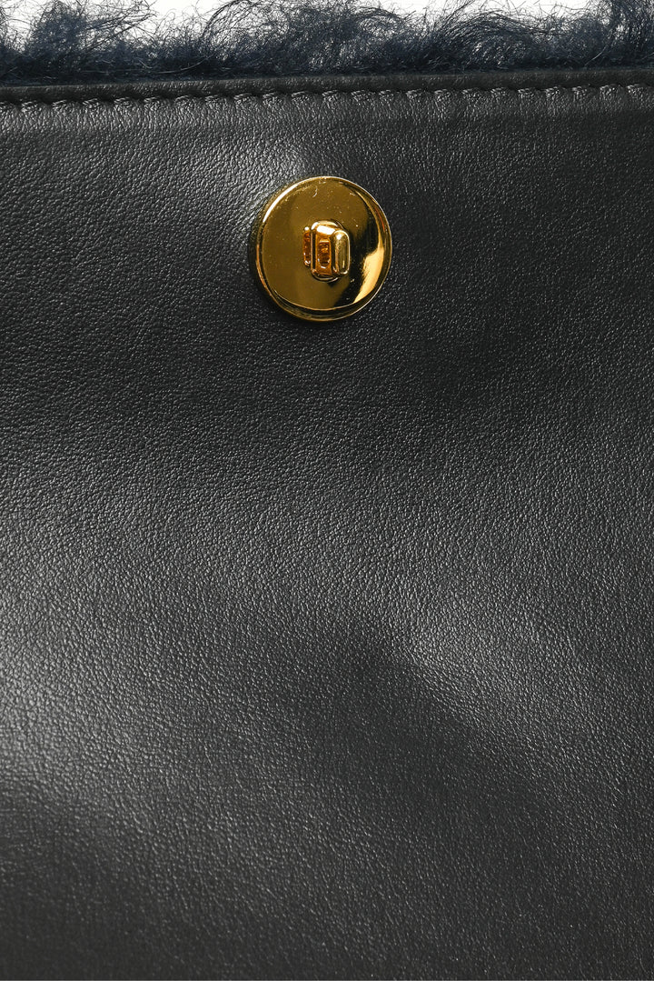 Marni Trunk Mini Shearling Crossbody