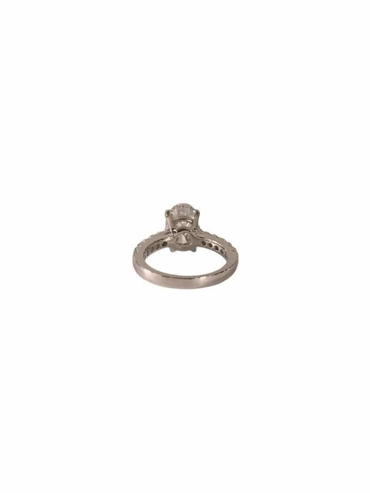 Oval Halo Lab Diamond Ring Size 7