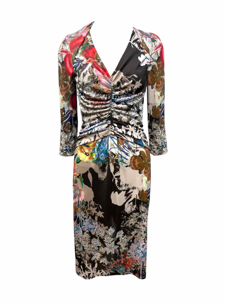 Etro Size 44 Floral Poly Dress