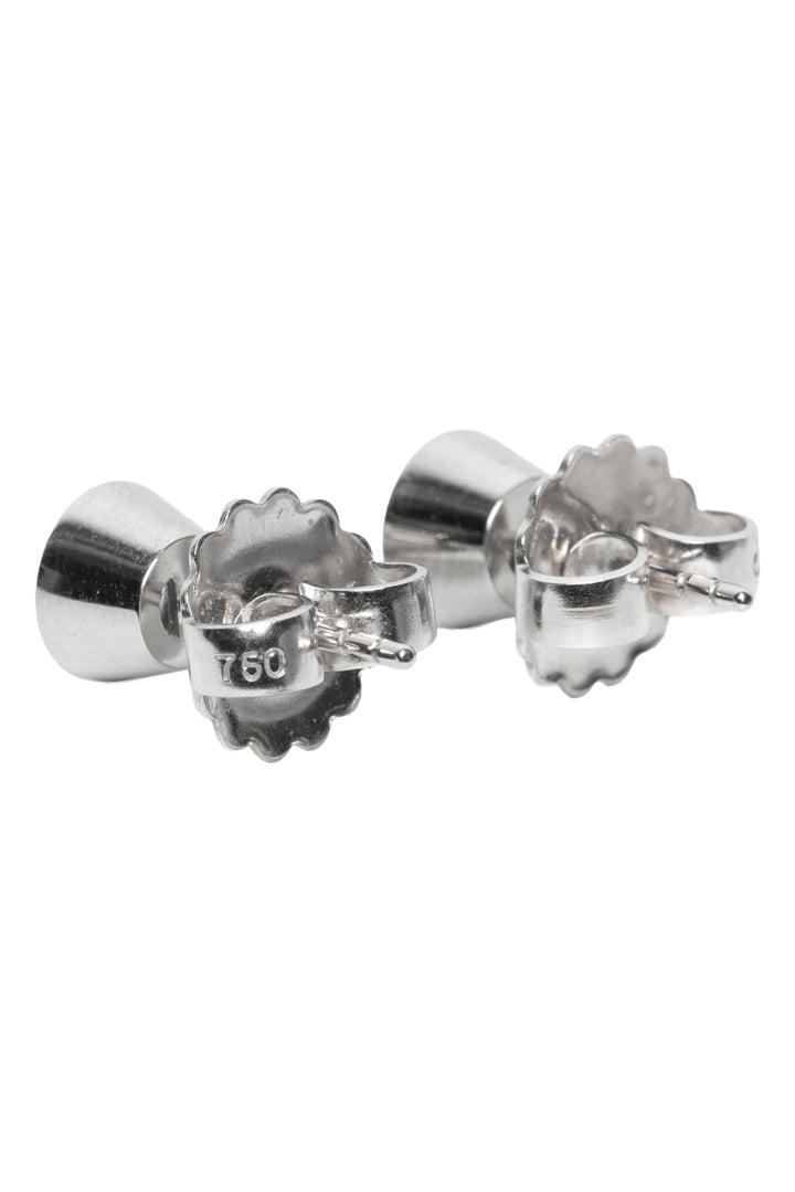 Stittgen 18K White Gold Diamond Stud Earrings
