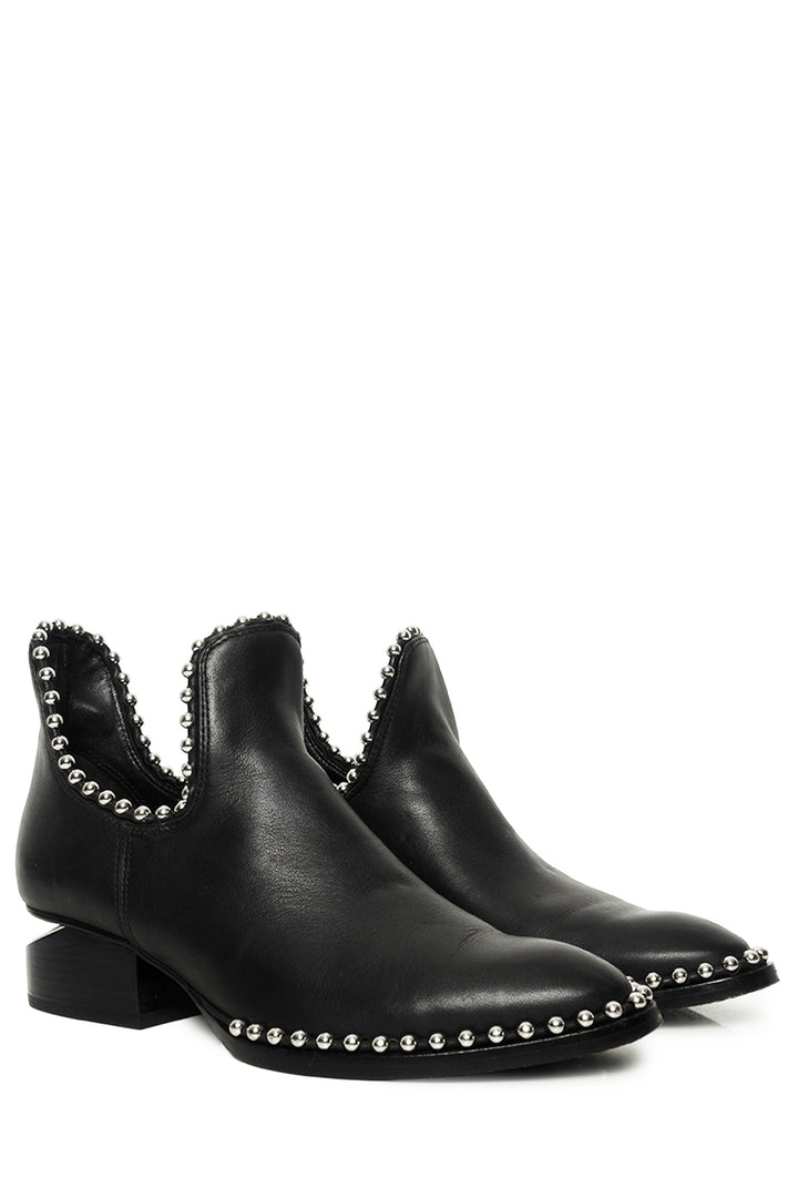 Alexander Wang Size 35 Kori Studded Cutout Ankle Boots