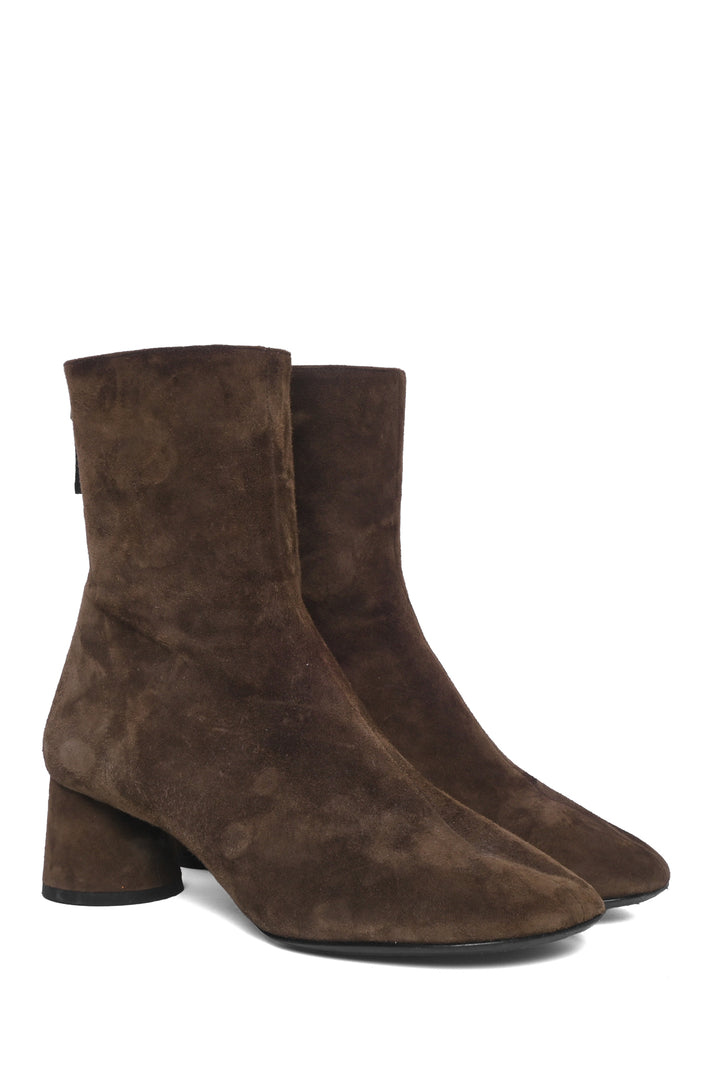 Proenza Schouler Size 39.5 Suede Glove Ankle Boots