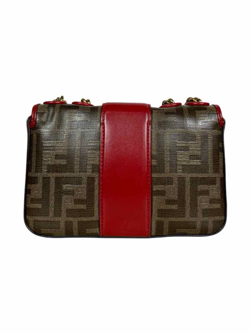 Fendi Mini Double F Crossbody Bag Luxury Used Designer Crossbody