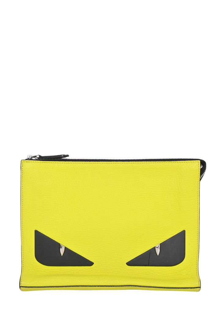 Fendi Men's Monster Eyes Zip Pouch