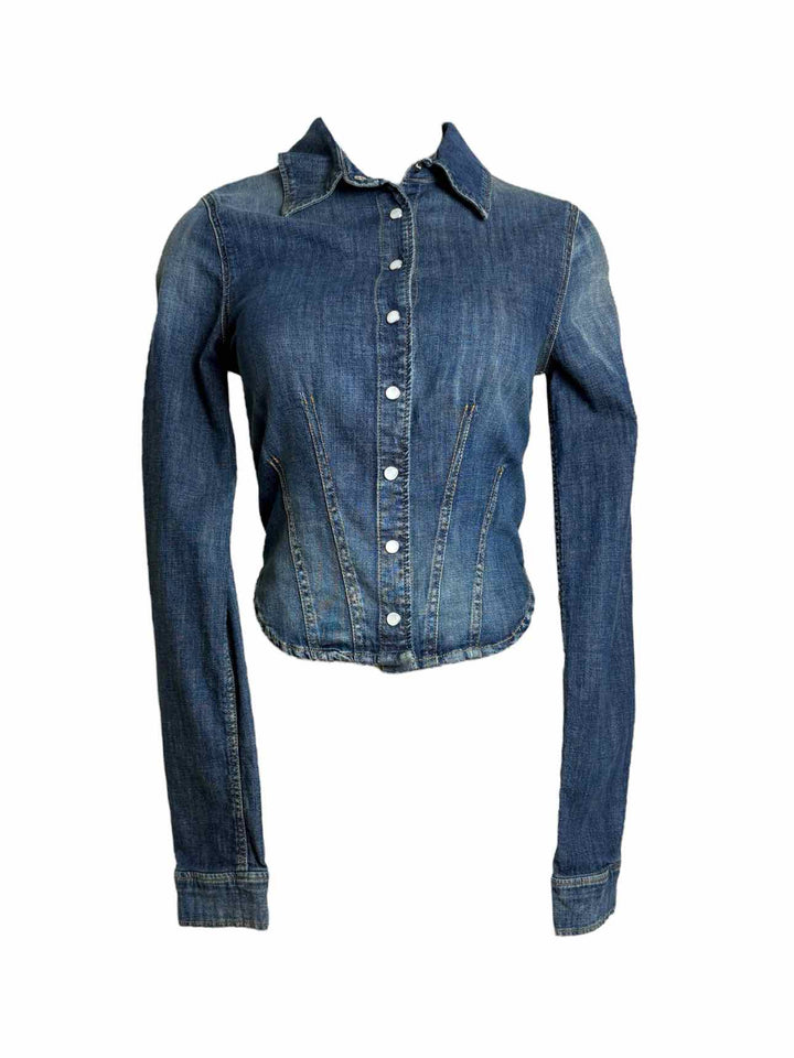Re/Done x Pamela Anderson Denim Size S Blouse