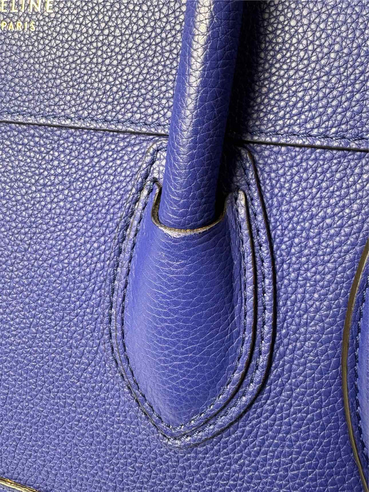 Celine Medium Phantom Leather Luggage Tote Purse
