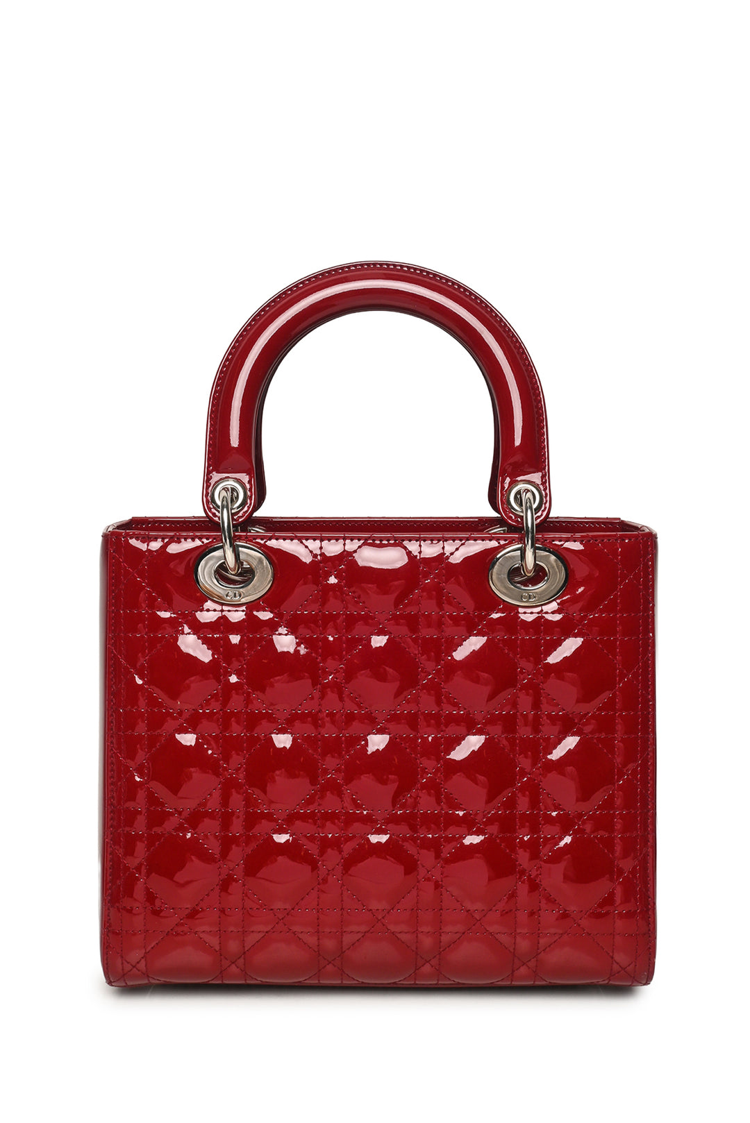 Dior 2014 Medium Patent Cannage Lady Dior Bag