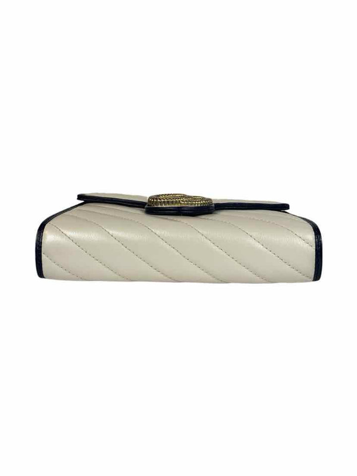 Gucci GG Diagonal Marmont wallet on chain