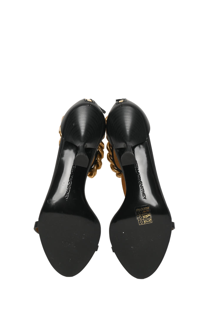 Stella Mccartney Size 38 Falabella Chain Sandal Pumps