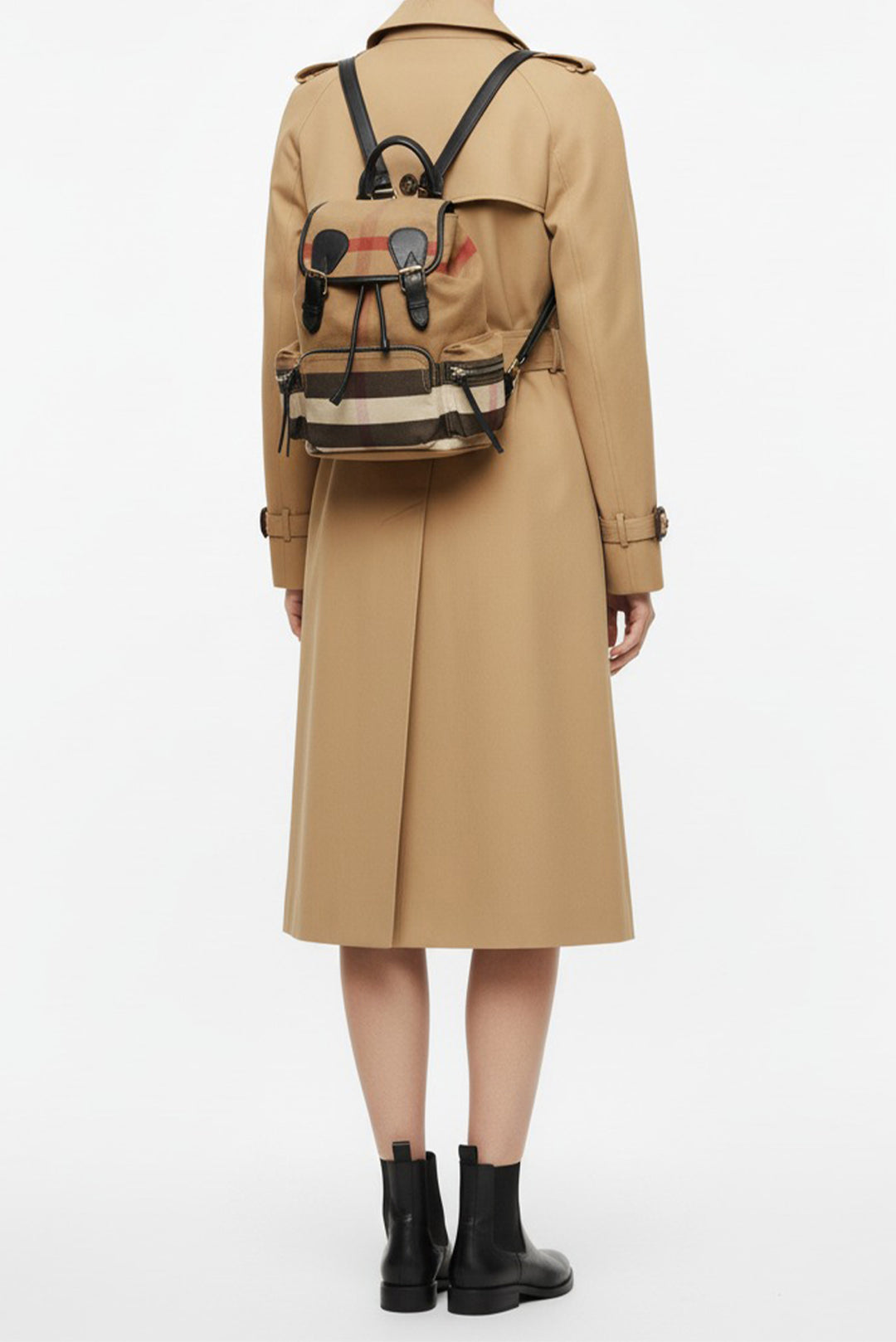 Burberry  Medium Canvas Bucket Backpack