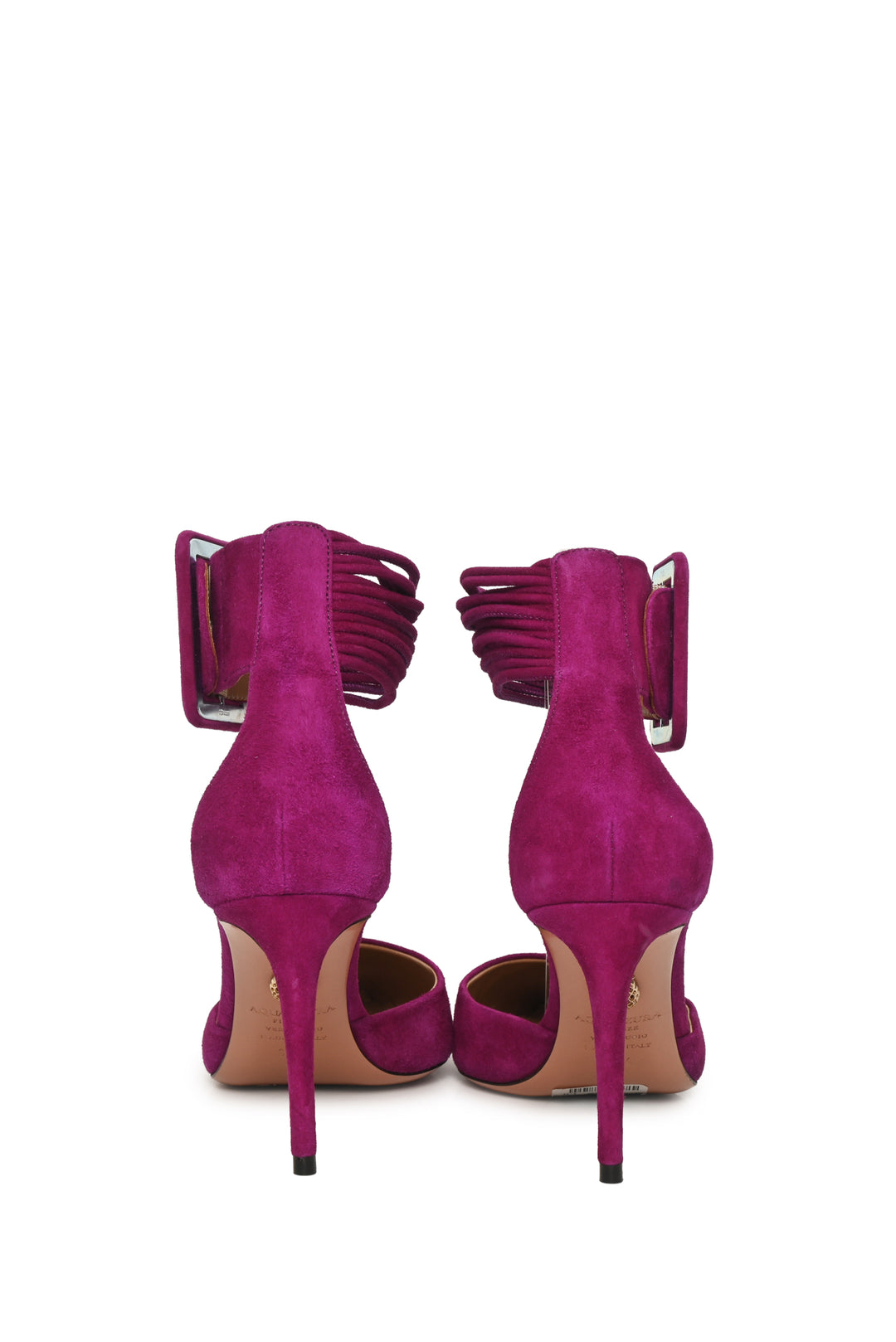 Aquazzura Size 37.5 Suede Casablanca Pumps