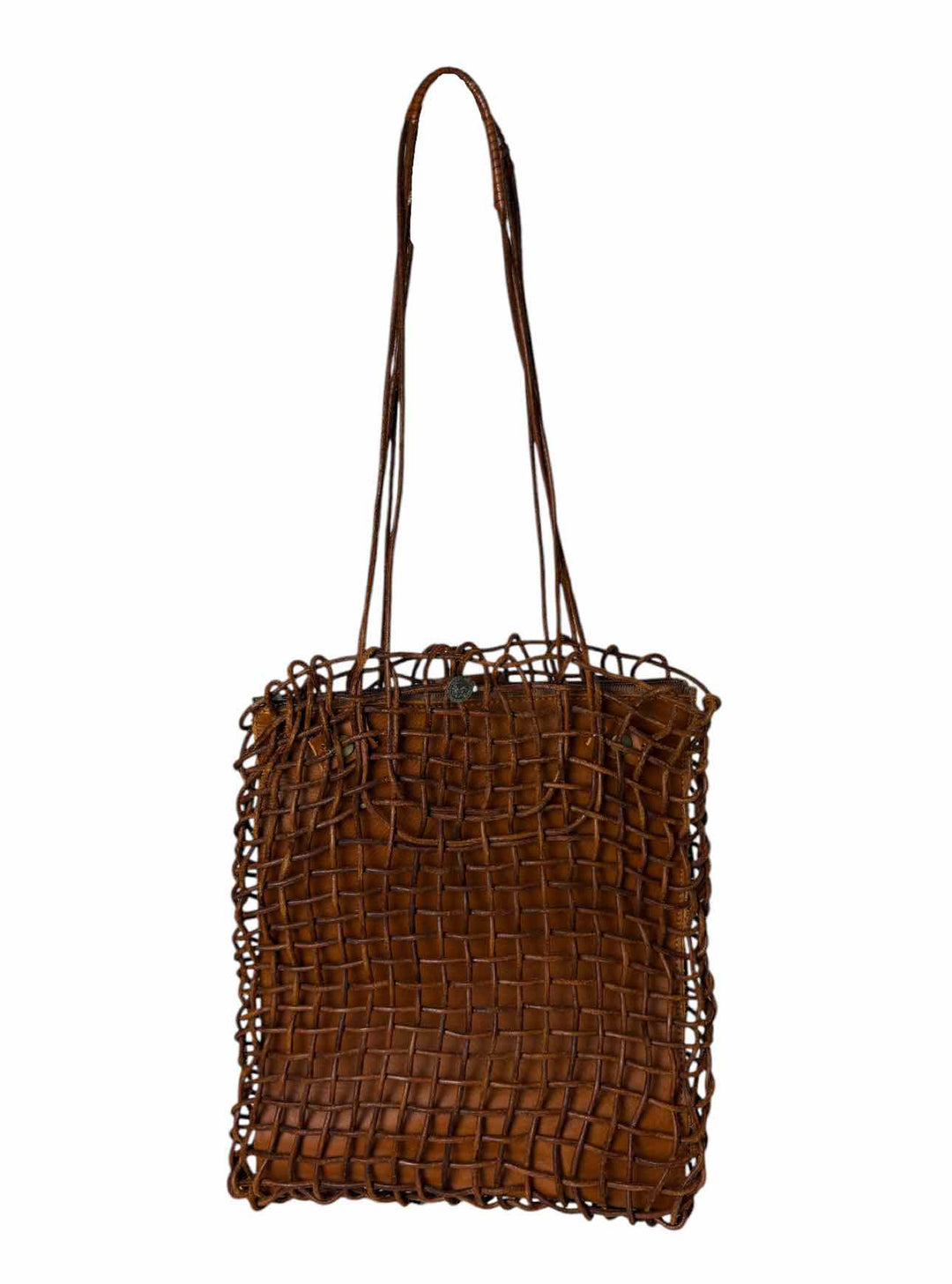 Dragon Diffusion Woven Leather Tote