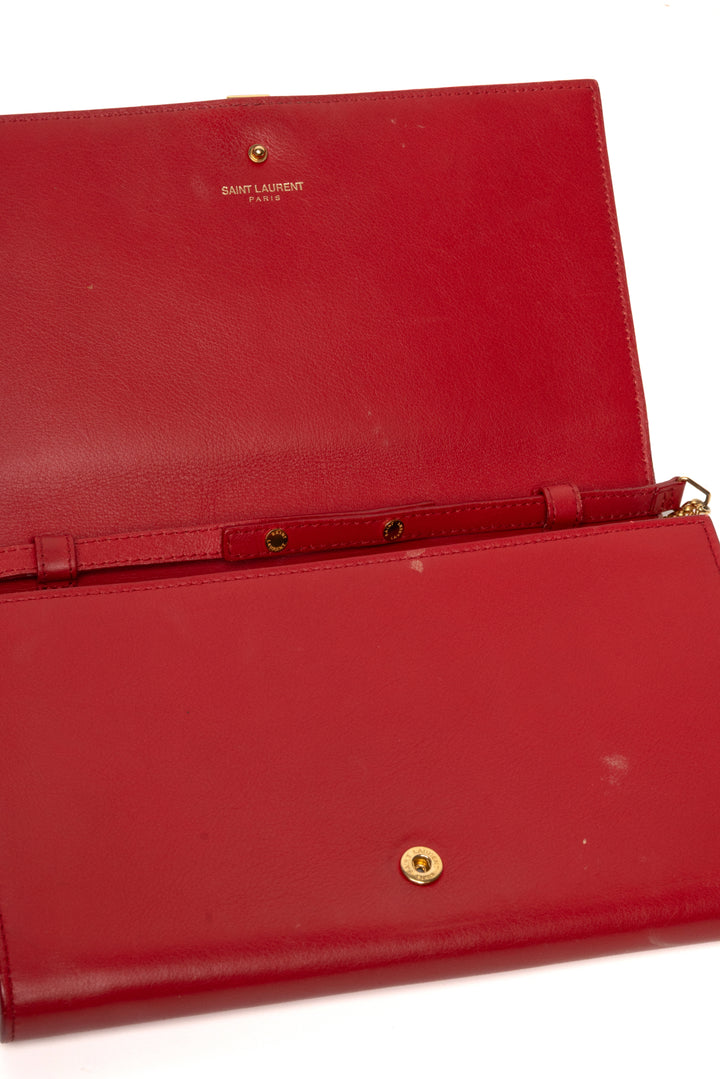 Saint Laurent 2014 Calfskin Classic Y Ligne Clutch
