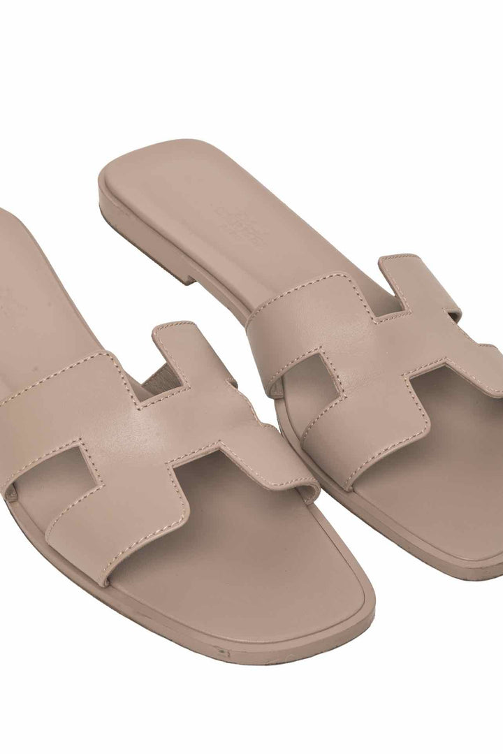Hermes Size 37.5 Oran Sandals