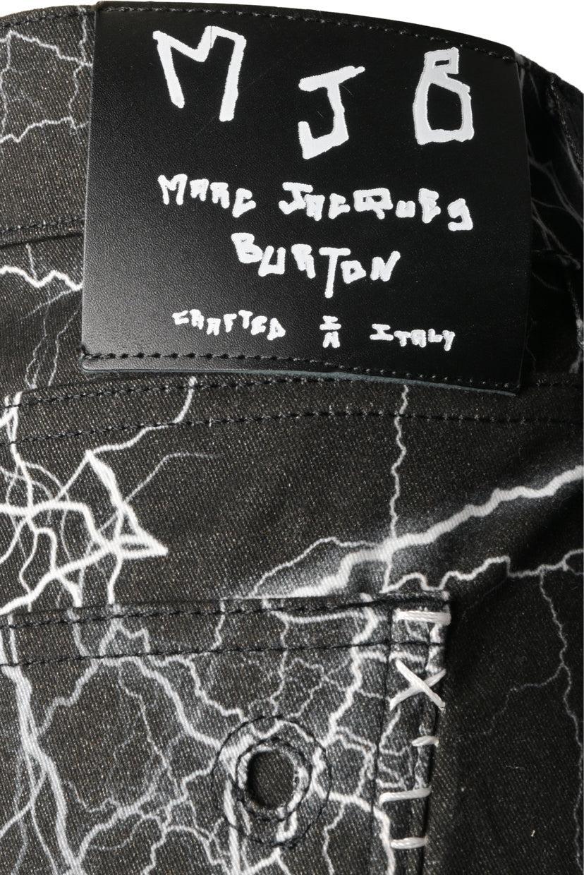 Marc Jacques Burton Size 36 Men's Marble Lighting Stack Jeans