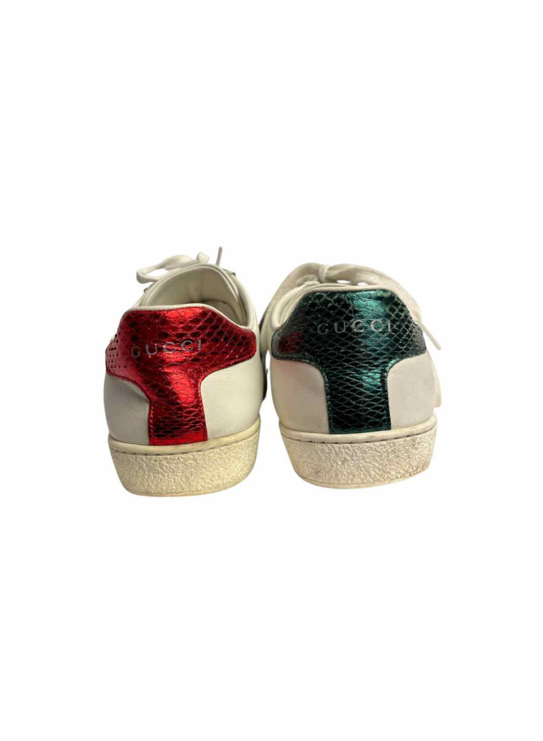 Gucci Size 38 Ace Leather Sneaker