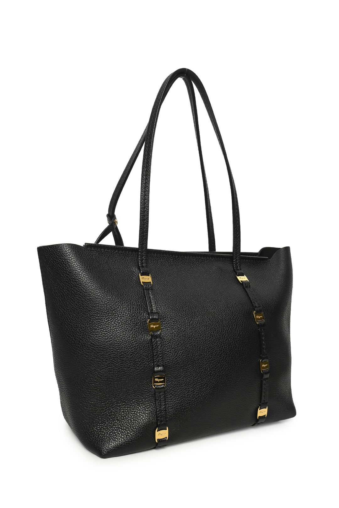 Ferragamo Emotion Large Leather Tote
