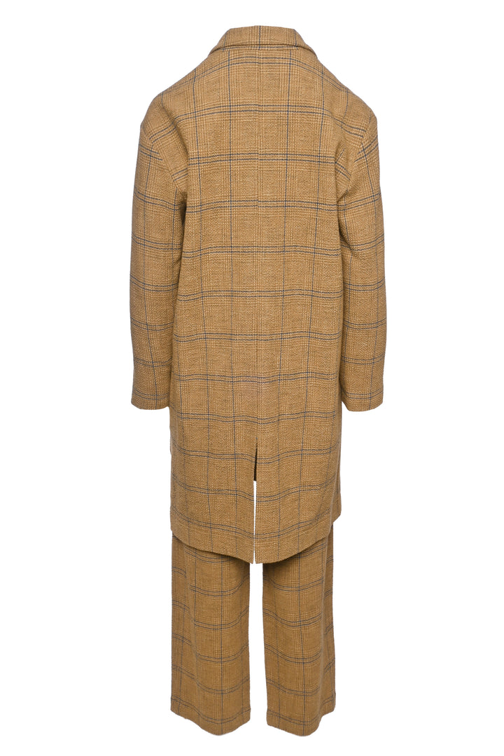 Forte_Forte Size 1 Glen Check Wool-Blend Coat & Pant Set