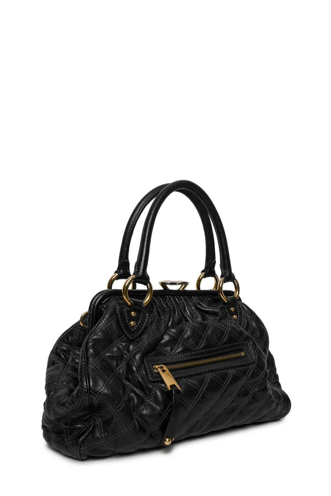 Marc Jacobs Re-Edition Quitled Leather Stam Shoulder Bag