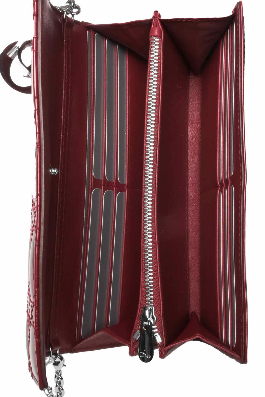 Dior 2016 Lady Dior Rendezvous Cannage Wallet on Chain