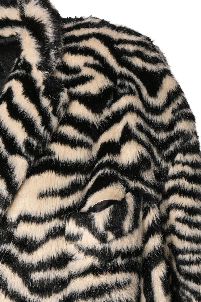 R13 Size M Zebra Teddy Bear Coat