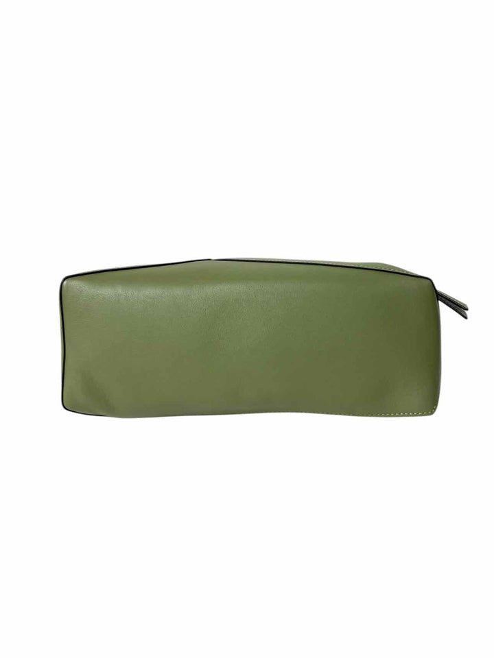 Loewe Avacado Green Leather Puzzle Hobo Purse