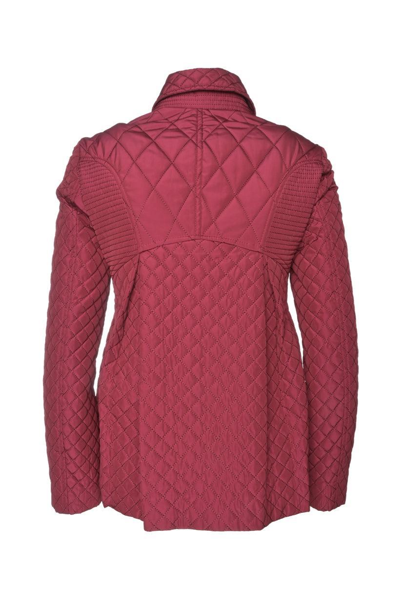 Burberry London Size 2 Quilted Pleated Jacket