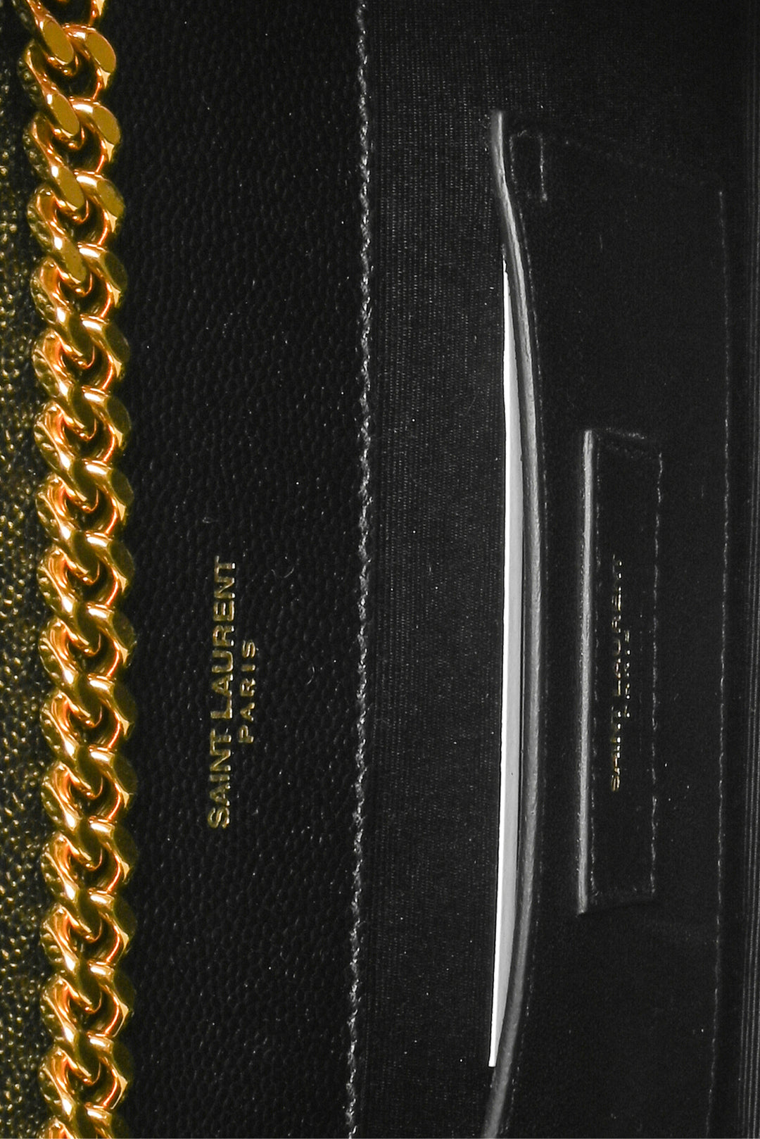 Saint Laurent 2016 Cassandre Envelope Chain Wallet