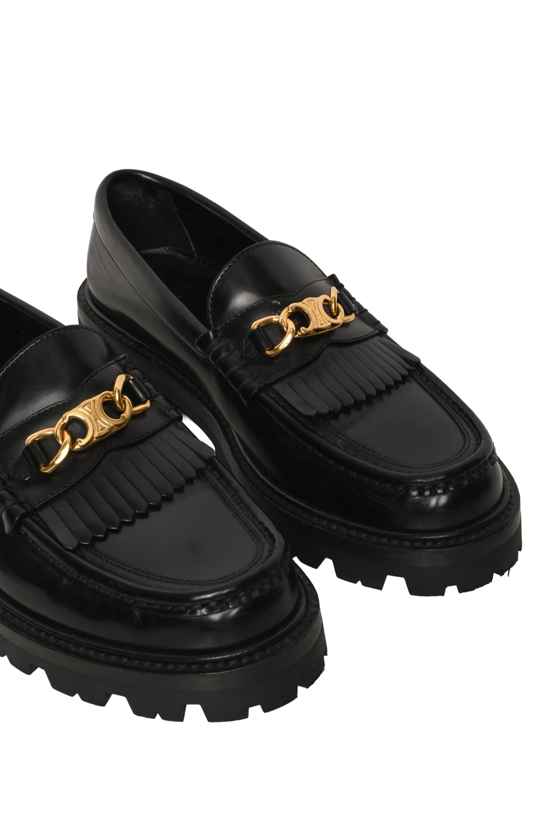 Celine Size 36.5 Margaret Loafer with Triomphe
