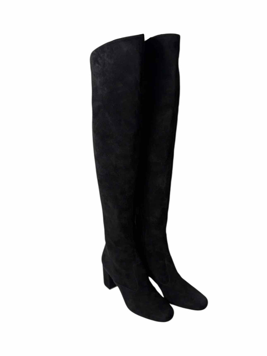Saint Laurent Size 38 Suede Over the Knee Boots