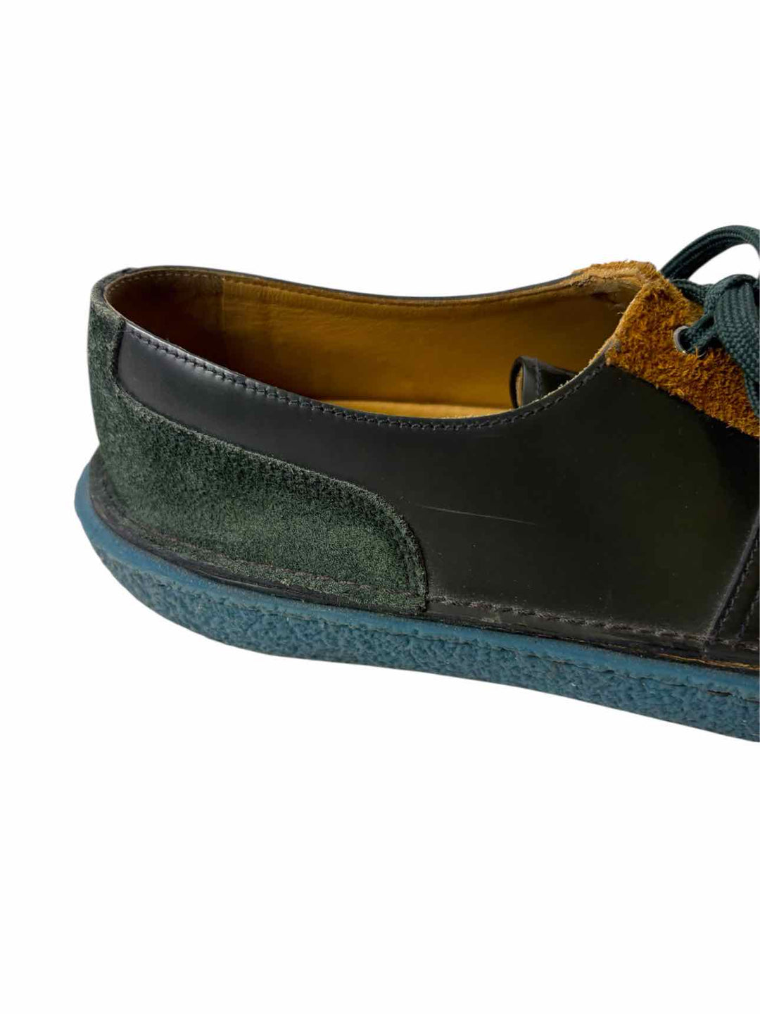 Prada Size 10 Men's Nevada Anthracite Tabac Sneakers