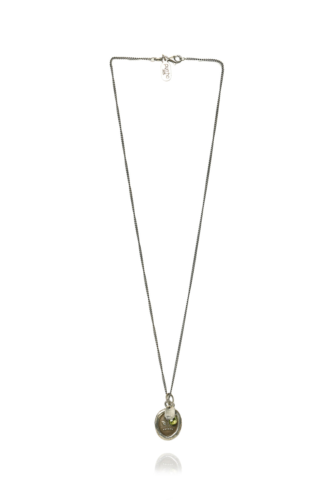 Pyrrha Flower Talisman Pendant and Charm Necklace