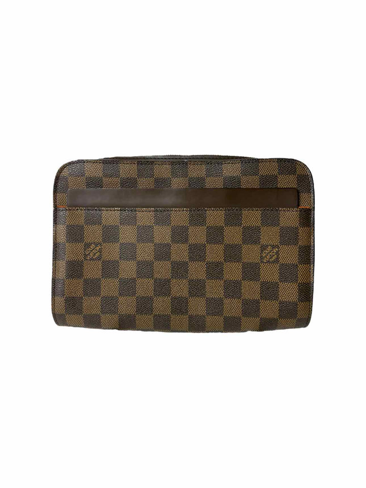 Louis Vuitton Damier Ebene Pochette Saint Louis Clutch